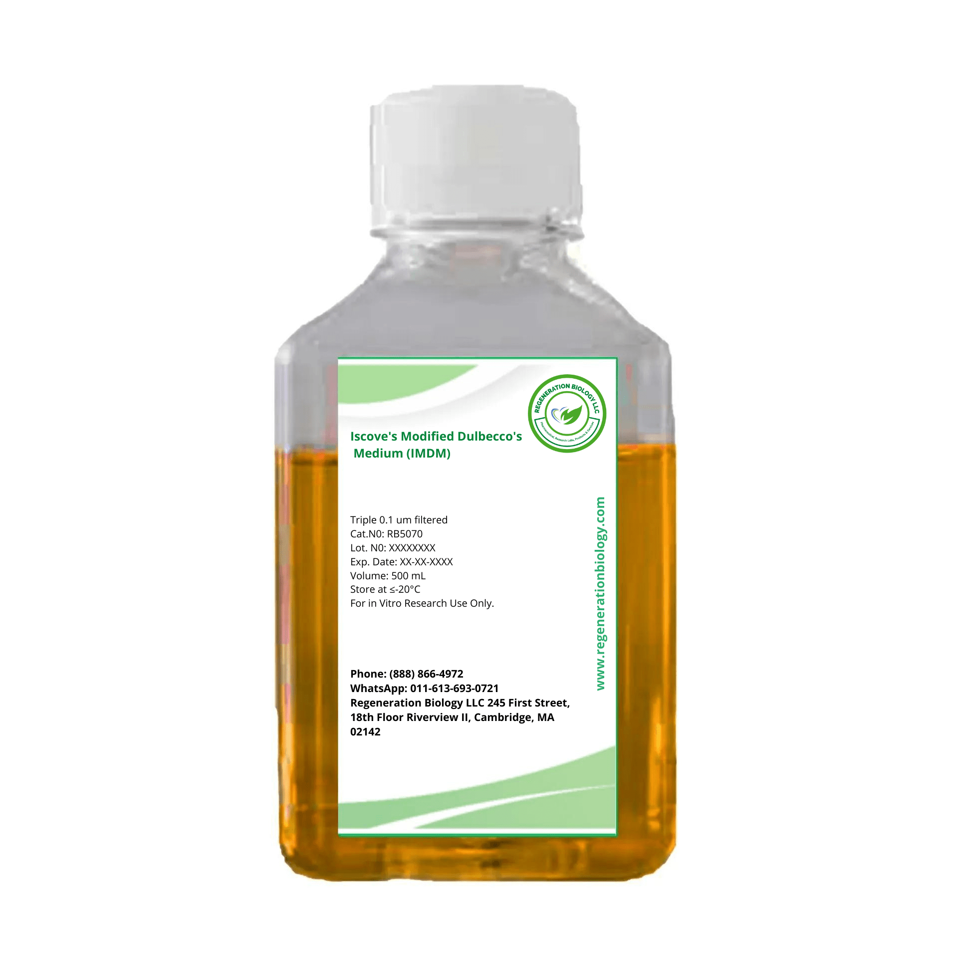 Iscove's Modified Dulbecco's Medium (IMDM),