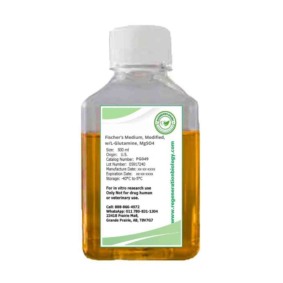 Fischer’s Medium, Modified, w/L-Glutamine, MgSO4